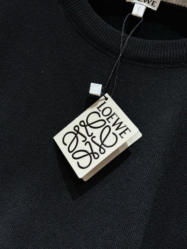 LOEWE 자수 라운드넥 스웨터 001-277288