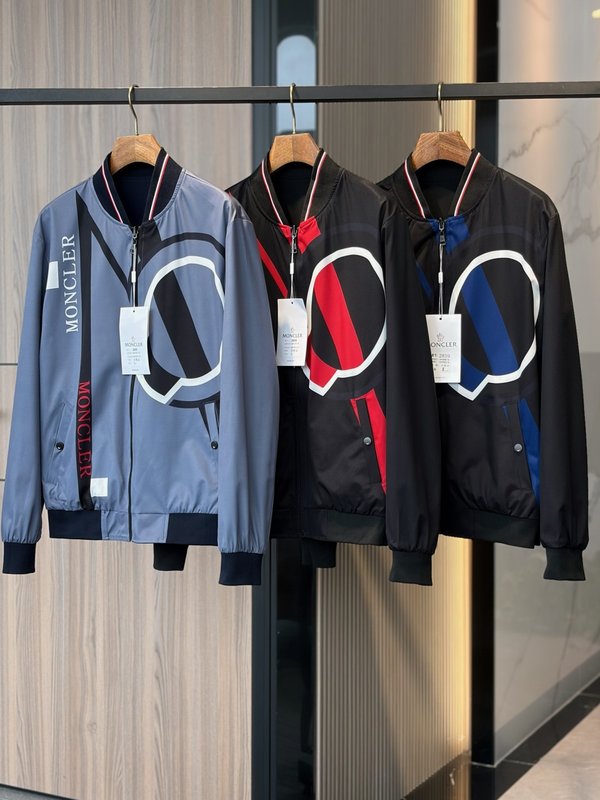 몽클레르 양면 착용 야구 칼라 파일럿 재킷 001-277490