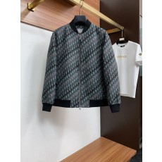 디올 심플 야구 칼라 코튼 재킷 001-277610