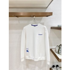 버버리 블루 레터링 자수 크루넥 스웨트셔츠 001-277714
