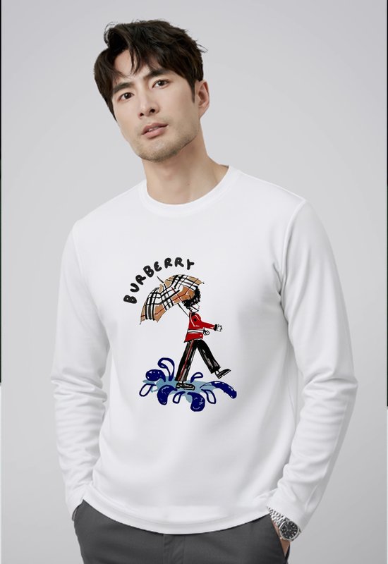 버버리 모달 긴팔 티셔츠 001-277722