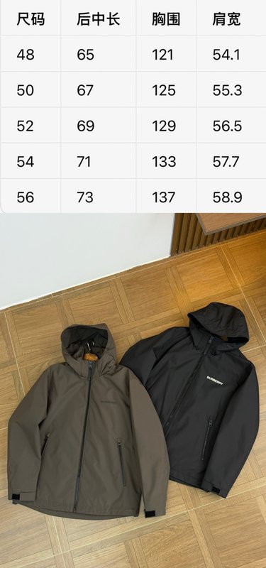 버버리 남성 후드 방풍 재킷 001-277801