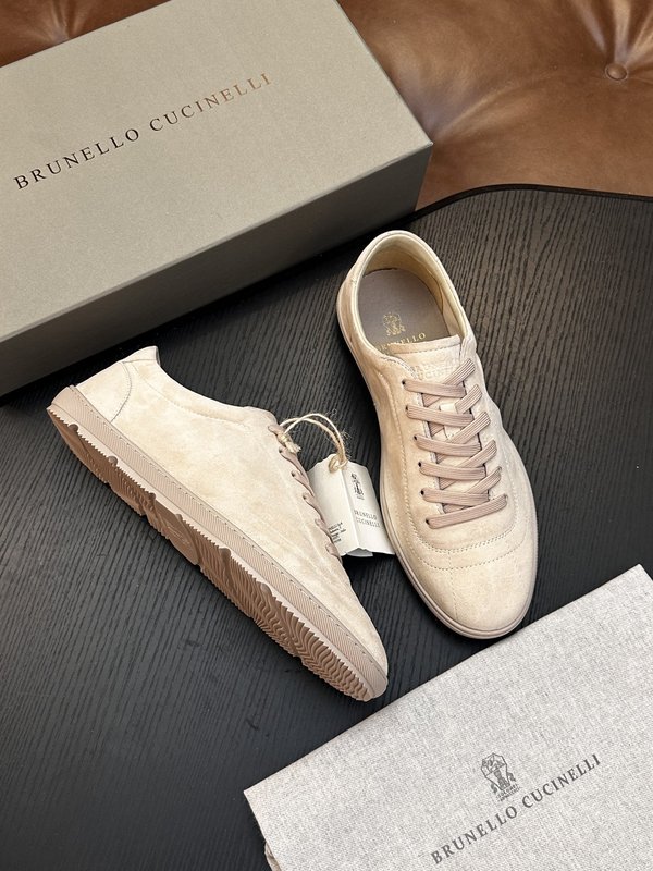 Brunello Cucinelli 스웨이드 고무 밑창 001-277862