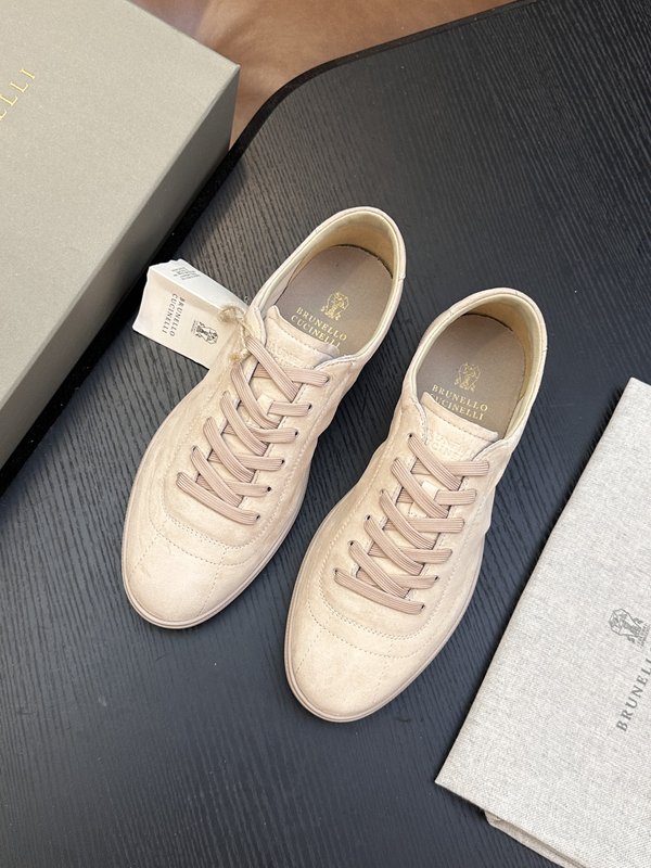 Brunello Cucinelli 스웨이드 고무 밑창 001-277862