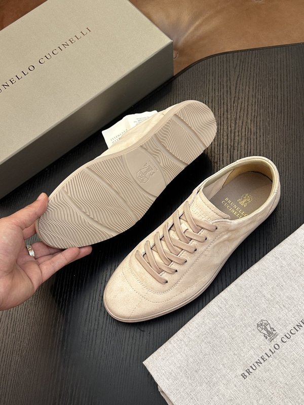 Brunello Cucinelli 스웨이드 고무 밑창 001-277862