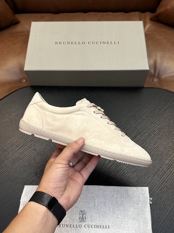 Brunello Cucinelli 스웨이드 고무 밑창 001-277862