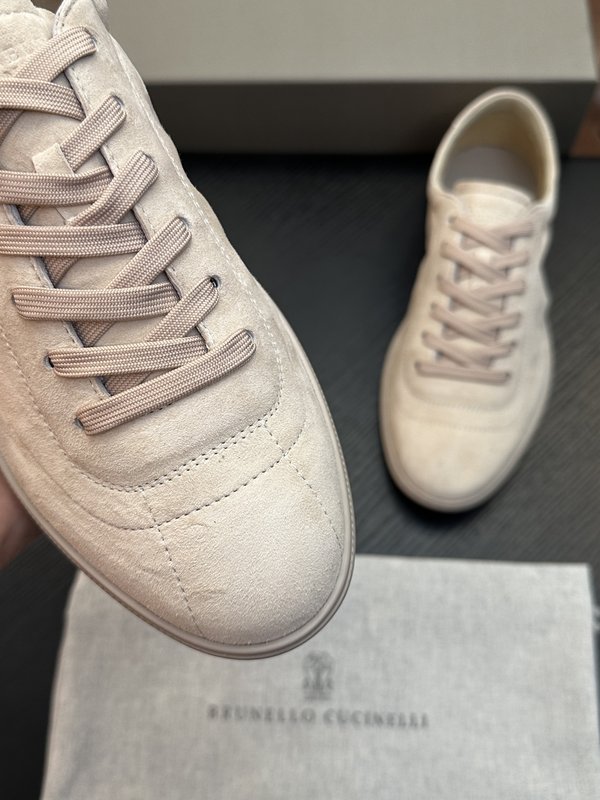 Brunello Cucinelli 스웨이드 고무 밑창 001-277862