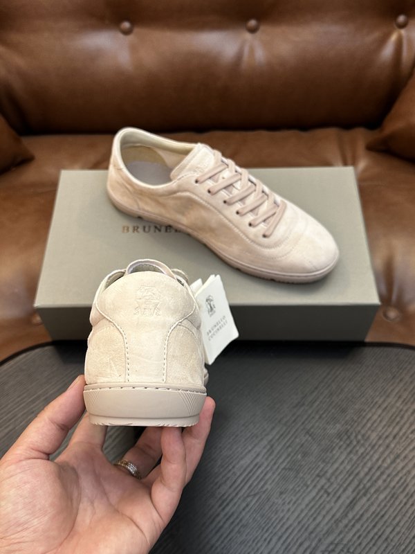 Brunello Cucinelli 스웨이드 고무 밑창 001-277862