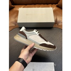 브루넬로 쿠치넬리 레이스업 캐주얼 남성화 001-277873