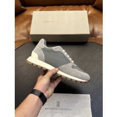 브루넬로 쿠치넬리 레이스업 캐주얼 남성화 001-277878