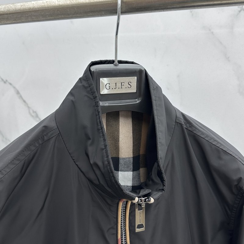 버버리 남성용 입식 칼라 재킷 001-277910