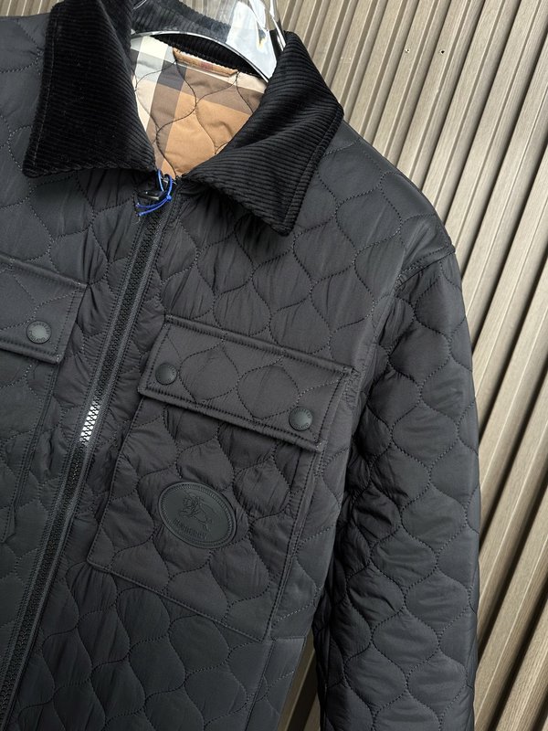 Burberry 남성 격자 무늬 패딩 자켓 (가을겨울) 001-277942