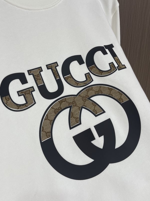 GUCCI 패치워크 자수 크루넥 스웻셔츠 001-277945