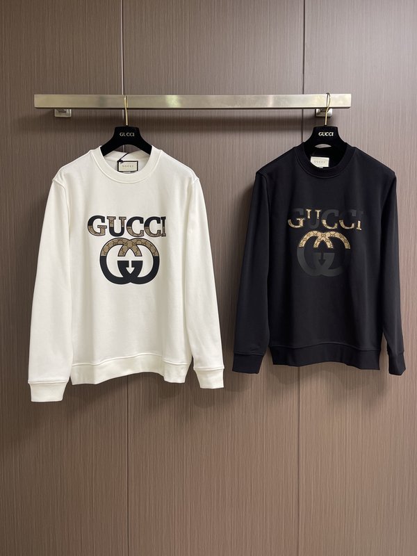 GUCCI 패치워크 자수 크루넥 스웻셔츠 001-277945