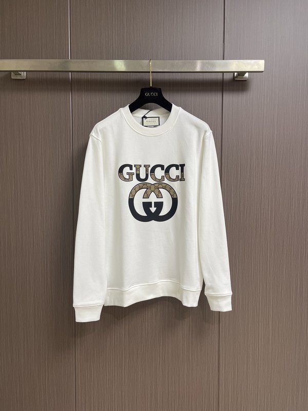 GUCCI 패치워크 자수 크루넥 스웻셔츠 001-277945