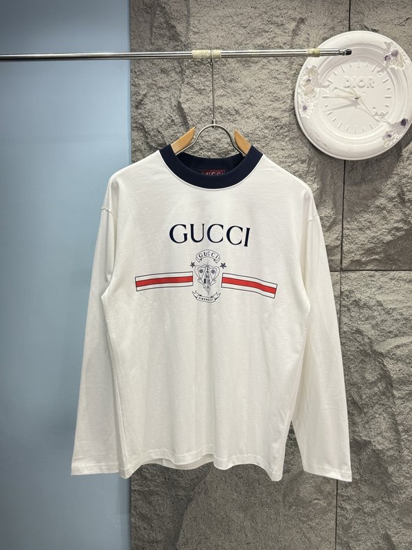Gucci 파일럿 로고 긴팔 티셔츠 001-277948