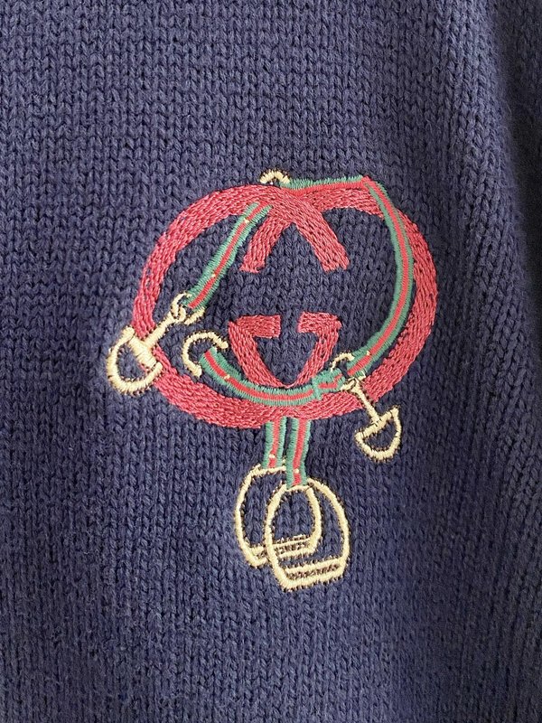 GUCCI 랜턴 자수 니트 가디건 001-277958