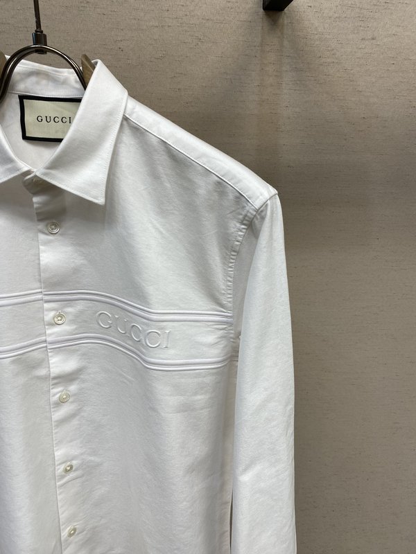 Gucci 피케 코튼 반팔 셔츠 심플 001-277961