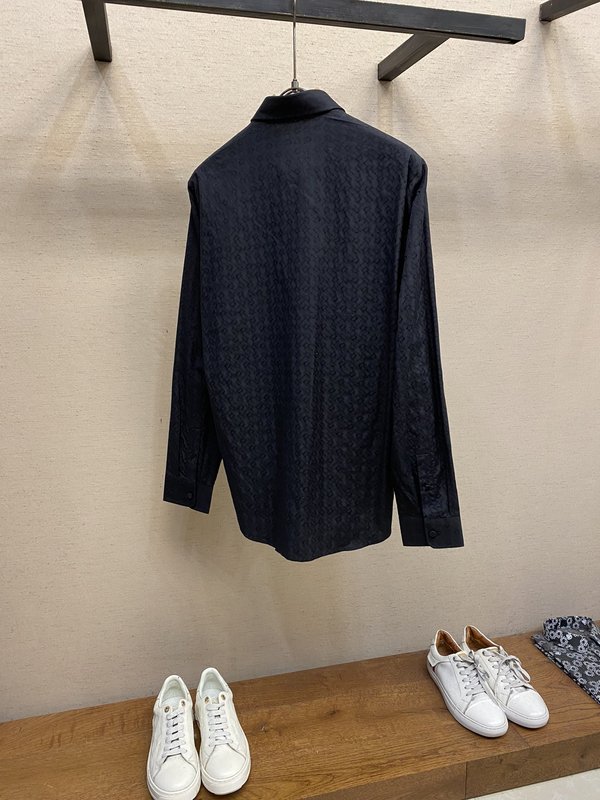 Gucci 마편장식 자카드 코튼 셔츠 001-277962