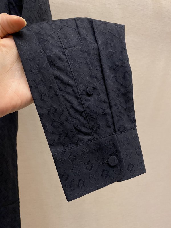 Gucci 마편장식 자카드 코튼 셔츠 001-277962