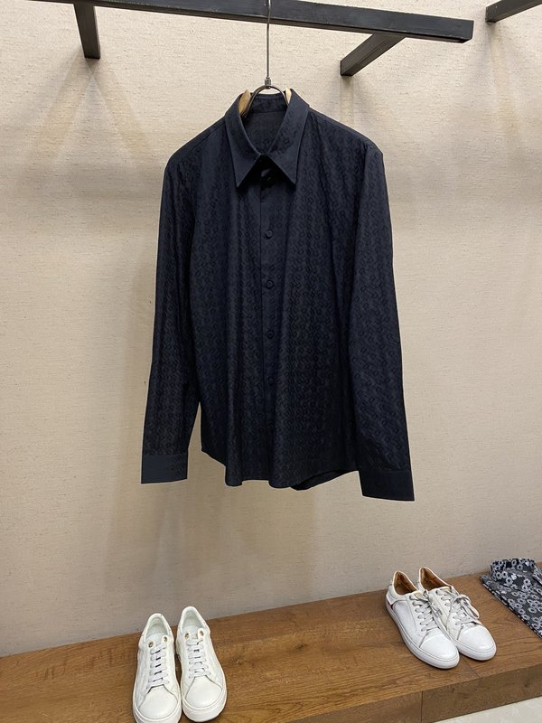 Gucci 마편장식 자카드 코튼 셔츠 001-277962