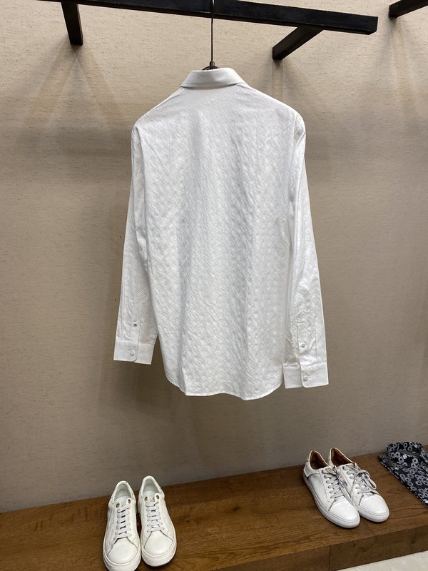 Gucci 신상 마구 걸쇠 자카드 면 셔츠 001-277964