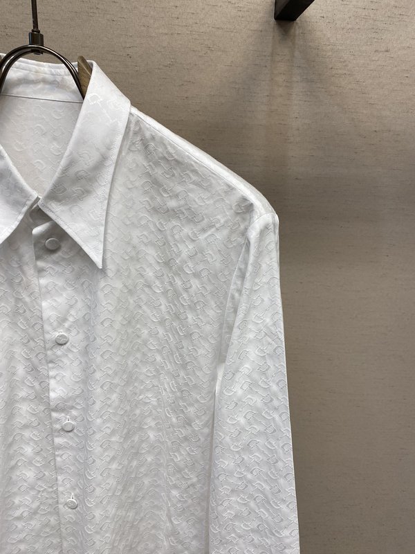 Gucci 신상 마구 걸쇠 자카드 면 셔츠 001-277964