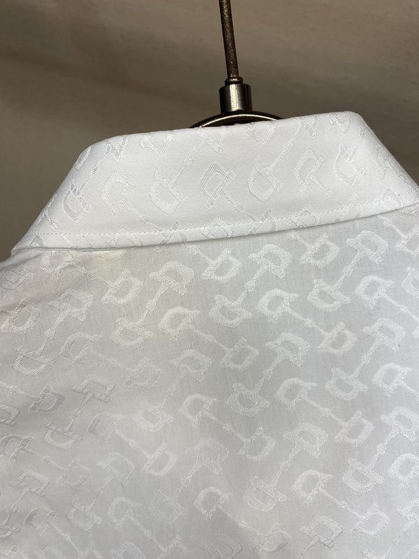 Gucci 신상 마구 걸쇠 자카드 면 셔츠 001-277964