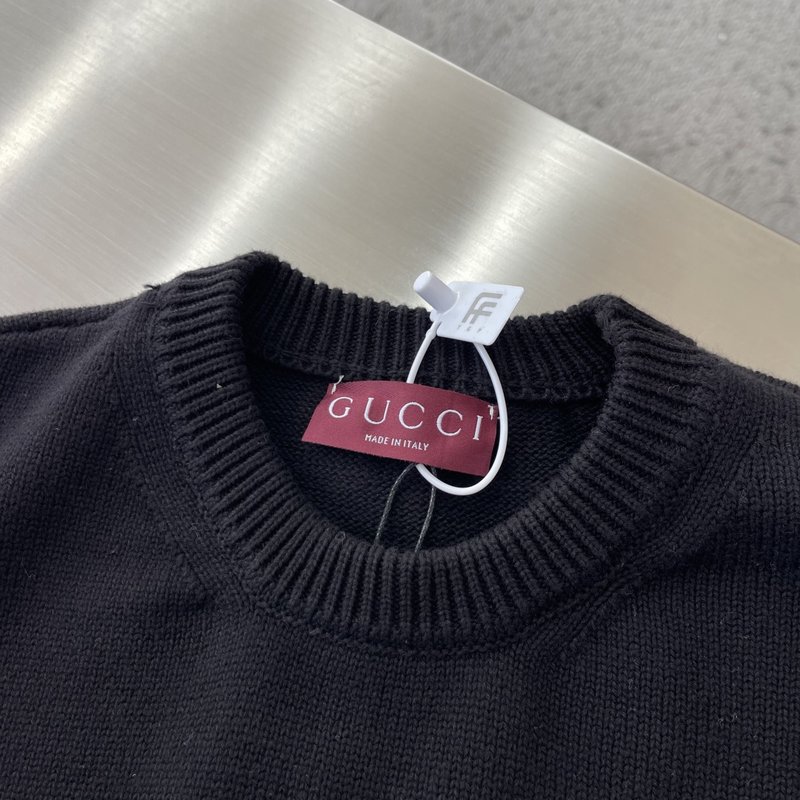 GUCC 레터링 자카드 니트 001-277971