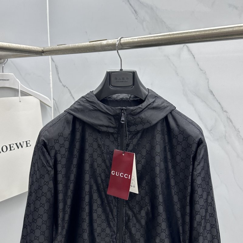 Gucci 자카드 후드 집업 재킷 001-277988