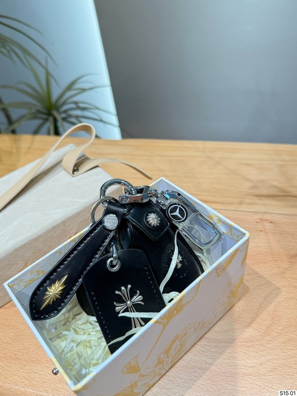 메르세데스 블랙 가죽 키링 세트 001-278009