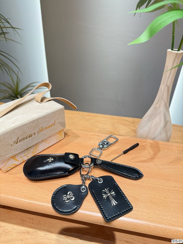 메르세데스 블랙 가죽 키링 세트 001-278009
