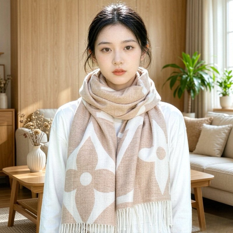 루이비통 모노그램 울 머플러 001-278019