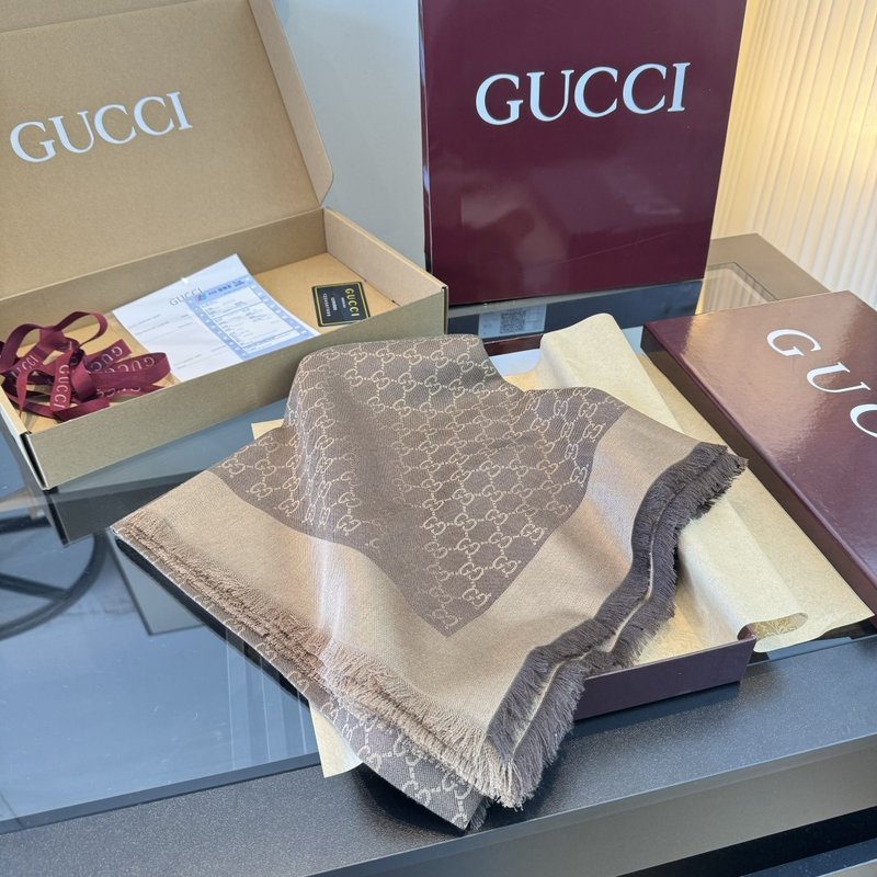 GUCCI 실크 캐시미어 스카프 001-278030
