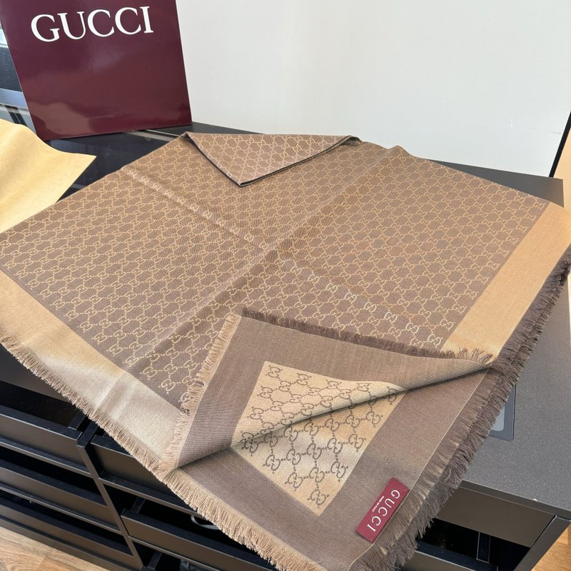 GUCCI 실크 캐시미어 스카프 001-278030