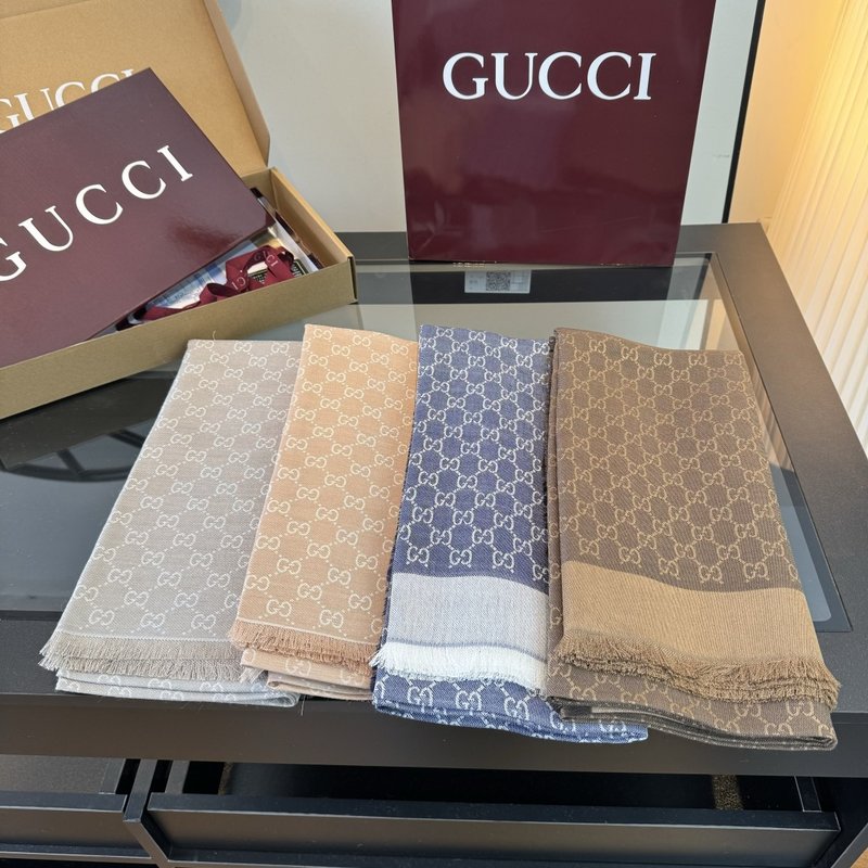 GUCCI 실크 캐시미어 스카프 001-278030