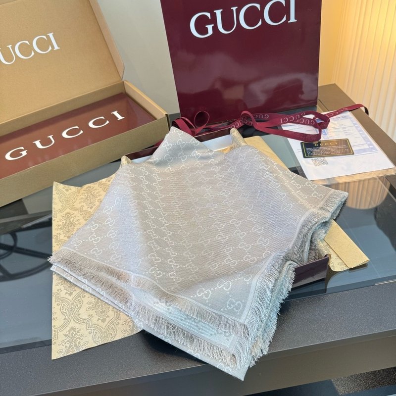 GUCCI 실크 캐시미어 스카프 001-278030