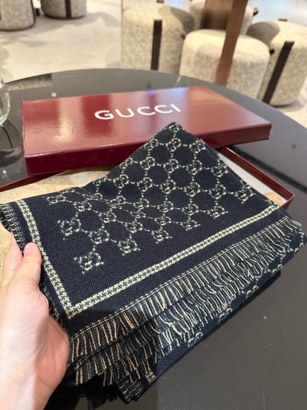 GUCCI 울 실크 스카프 001-278032