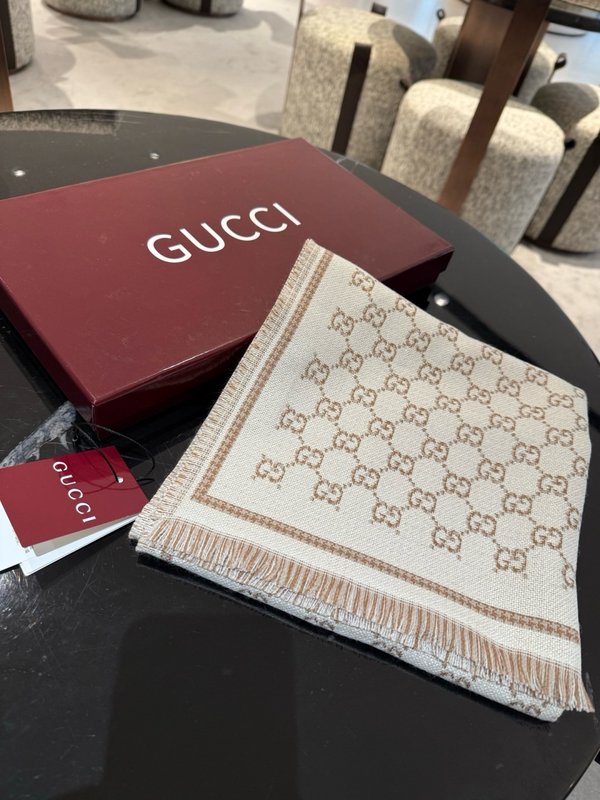 GUCCI 울 실크 스카프 001-278032