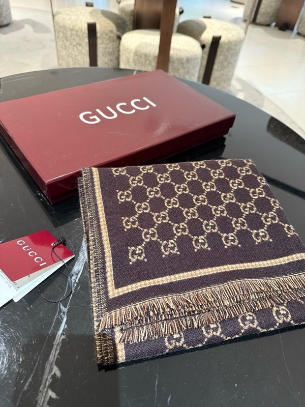 GUCCI 울 실크 스카프 001-278032