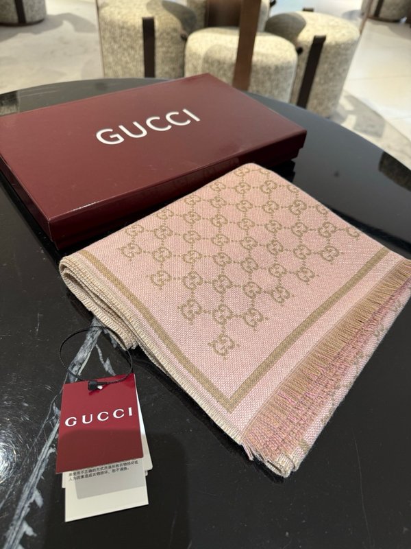 GUCCI 울 실크 스카프 001-278032