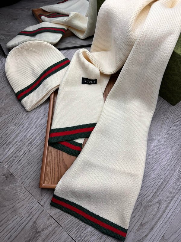 GUCCI 울 모자 머플러 세트 001-278033