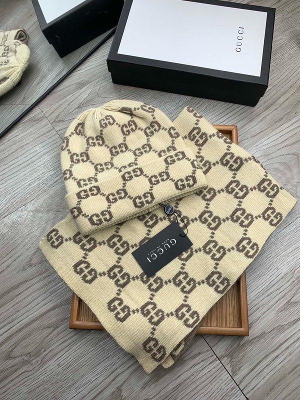 GUCCI 울 모자 세트 001-278035