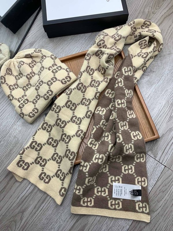 GUCCI 울 모자 세트 001-278035