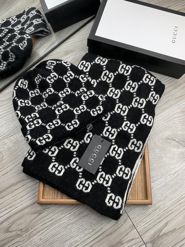GUCCI 울 모자 세트 001-278035