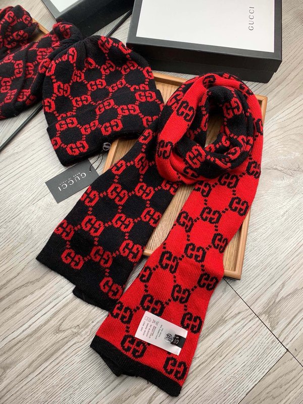 GUCCI 울 모자 세트 001-278035
