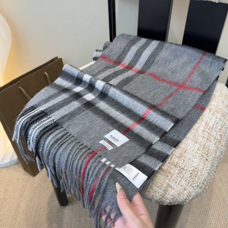BURBERRY 버버리 양면 캐시미어 머플러 001-278048
