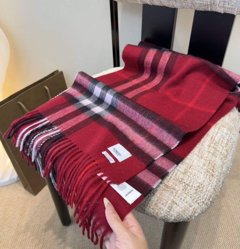 BURBERRY 버버리 양면 캐시미어 머플러 001-278048