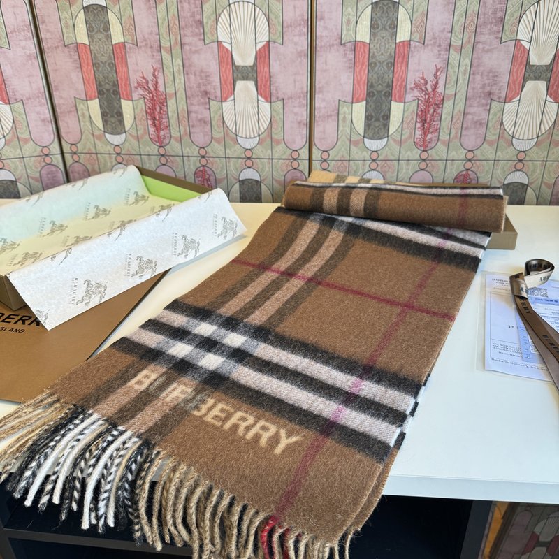 버버리 체크 멀티컬러 스카프 001-278057