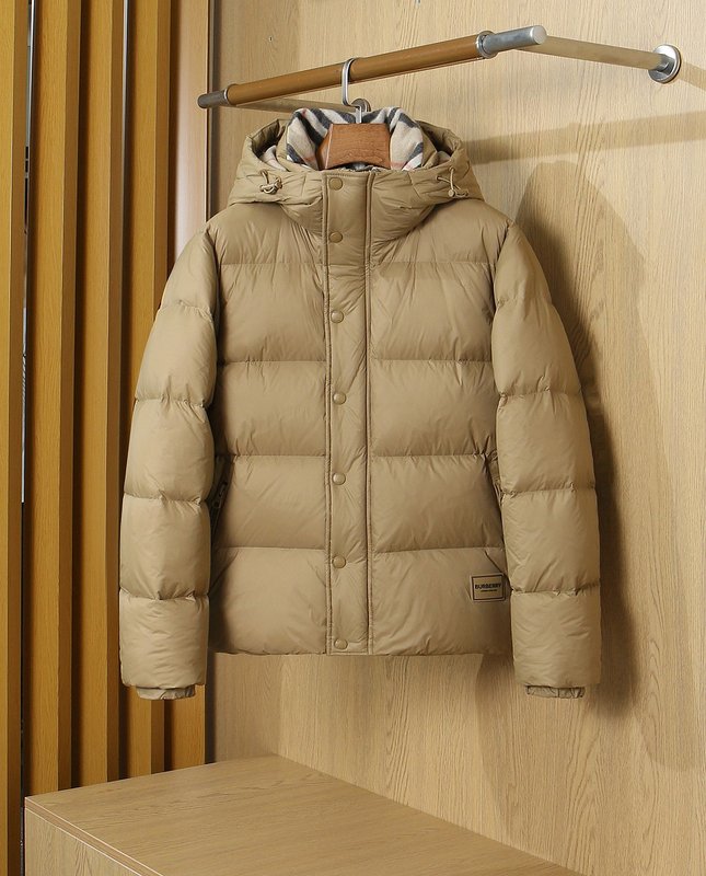 버버리 남녀공용 후드 다운 점퍼 001-278138